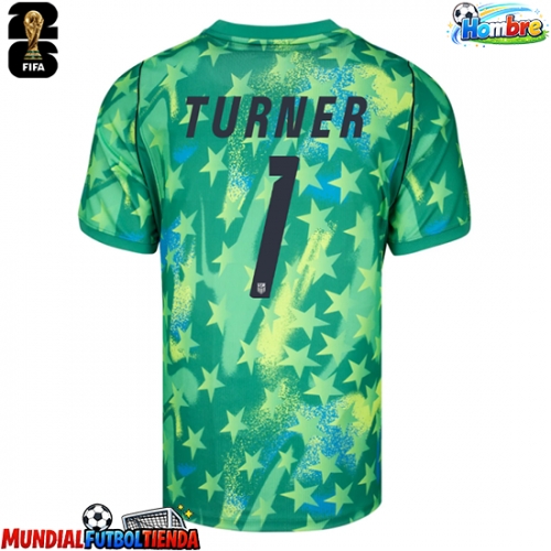 Camiseta Estados Unidos Matt Turner #1 Portero Primera Equipación Replica Mundial 2026 mangas cortas